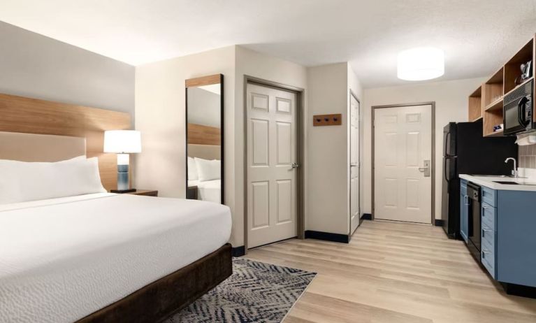 Spacious day use room at Candlewood Suites Meridian.