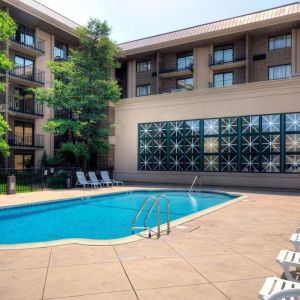 Refreshing outdoor pool at Holiday Inn Express Rolling Meadows-Schaumburg.