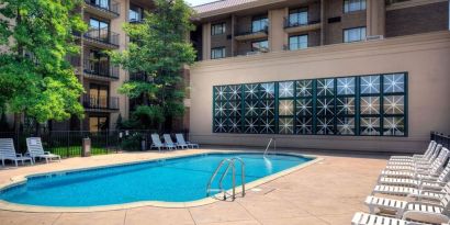 Refreshing outdoor pool at Holiday Inn Express Rolling Meadows-Schaumburg.