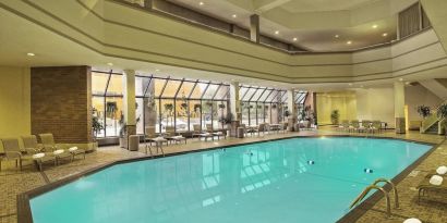 Refreshing indoor pool at Crowne Plaza Aire MSP Airport - Mall Of America.