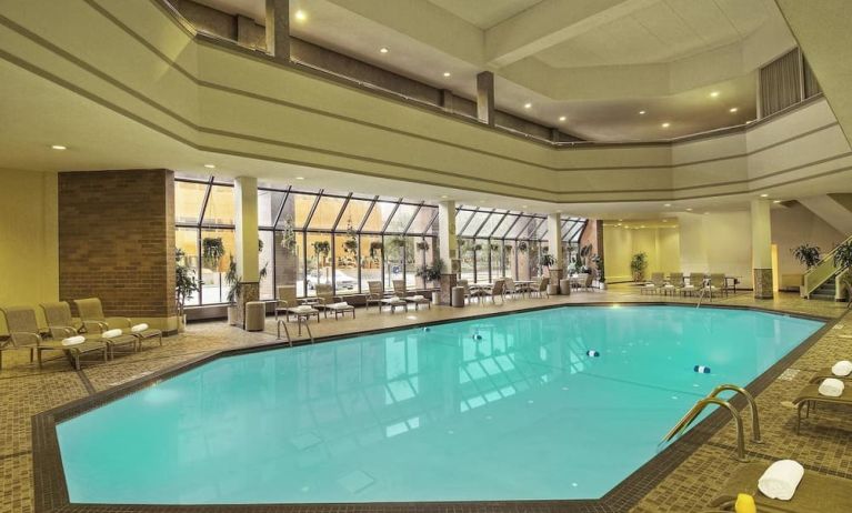 Refreshing indoor pool at Crowne Plaza Aire MSP Airport - Mall Of America.