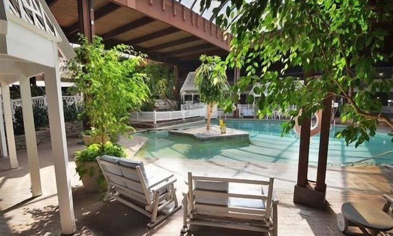 Refreshing indoor pool at Sturbridge Host Hotel.