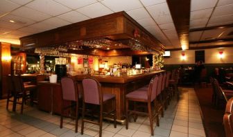 Hotel bar at Sturbridge Host Hotel.