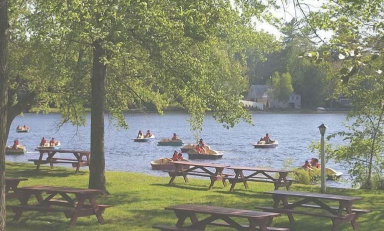 Lake activities at Sturbridge Host Hotel.