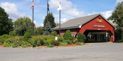 Guest registration site at Sturbridge Host Hotel.