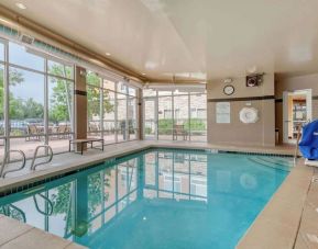 Refreshing indoor pool at Cambria Suites Denver Airport.