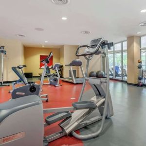 Fitness facility at Cambria Suites Denver Airport.