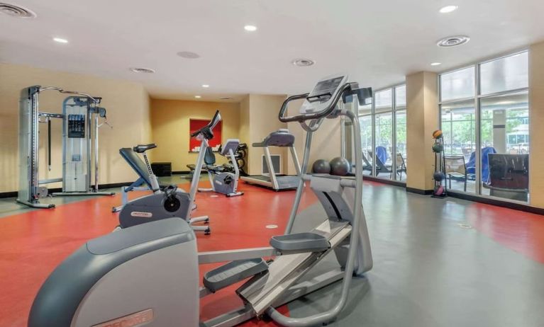 Fitness facility at Cambria Suites Denver Airport.