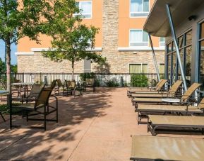 Outdoor furniture available at Cambria Suites Denver Airport.