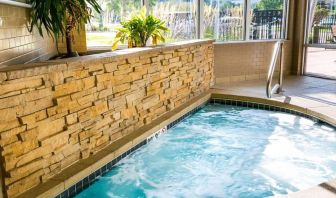 Indoor spa tub at Cambria Suites Denver Airport.