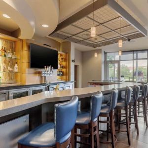 Hotel bar at Cambria Suites Denver Airport.