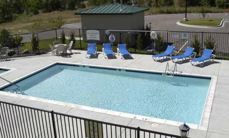 Seasonal outdoor pool at Staybridge Suites.