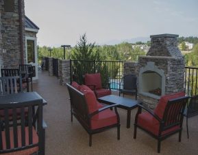 Veranda with views of Pikes Peak at Staybridge Suites.