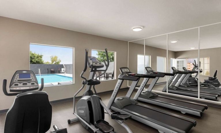 Fitness center available at La Quinta Inn & Suites - North Stone Oak.