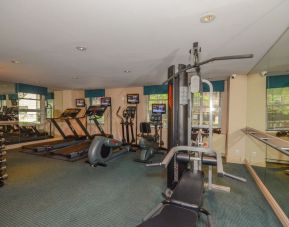 Fitness facility at San Carlos Hotel.