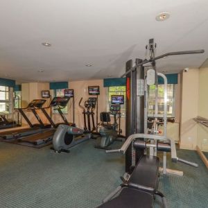 Fitness facility at San Carlos Hotel.