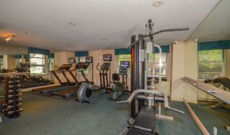 Fitness facility at San Carlos Hotel.