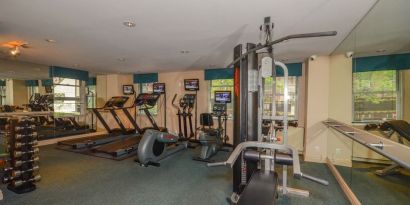 Fitness facility at San Carlos Hotel.