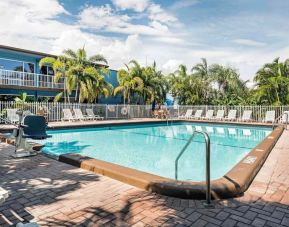 Refreshing outdoor pool at Rodeway Inn & Suites Fort Lauderdale Airport & Cruise Port.