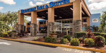 Hotel exterior at Rodeway Inn & Suites Fort Lauderdale Airport & Cruise Port.