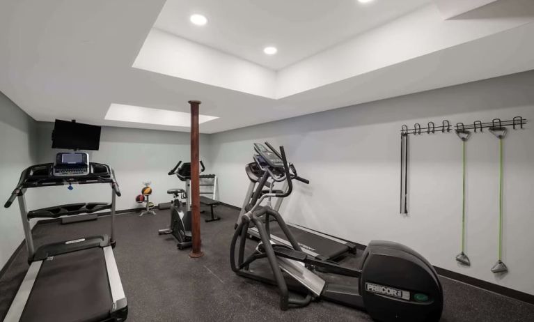 Fitness center available at Best Western Woodbury Inn.