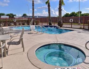 Outdoor spa tub available at Hampton Inn Deer Park.