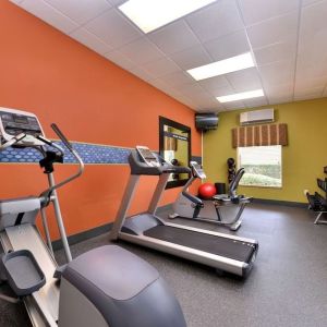 Fitness facility available at Hampton Inn Deer Park.