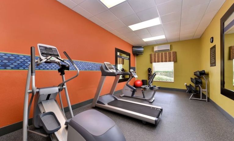 Fitness facility available at Hampton Inn Deer Park.