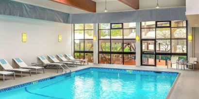 Refreshing indoor pool at DoubleTree By Hilton Westborough.