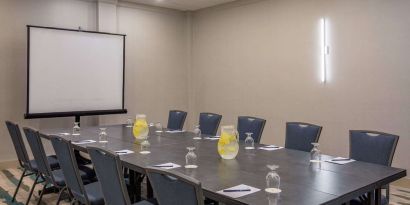 Professional meeting room at DoubleTree By Hilton Westborough.