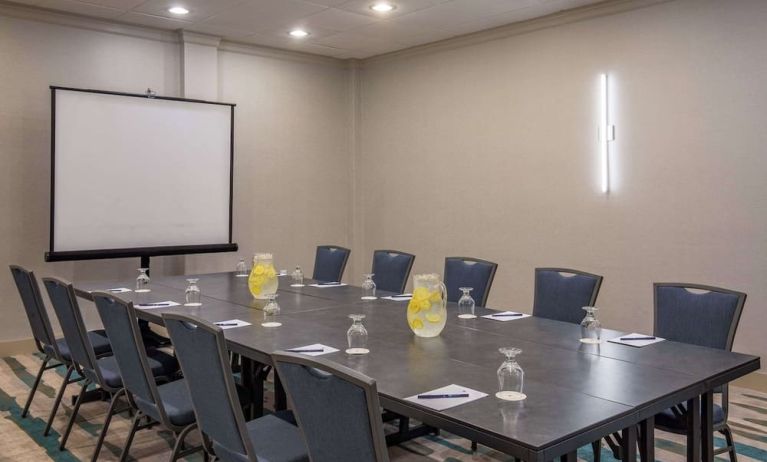 Professional meeting room at DoubleTree By Hilton Westborough.