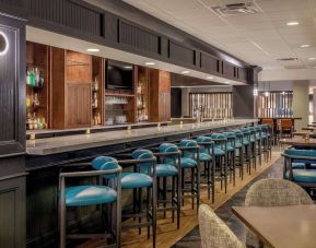 Hotel bar at DoubleTree By Hilton Westborough.