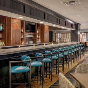 Hotel bar at DoubleTree By Hilton Westborough.