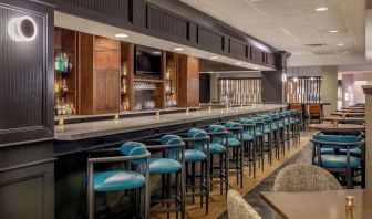 Hotel bar at DoubleTree By Hilton Westborough.