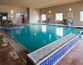 Refreshing indoor pool and spa tub at Best Western Granbury Inn & Suites.