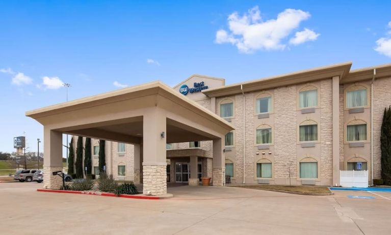 Hotel exterior at Best Western Granbury Inn & Suites.