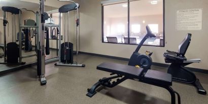 Fitness center available at Best Western Granbury Inn & Suites.