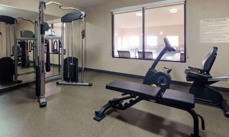 Fitness center available at Best Western Granbury Inn & Suites.