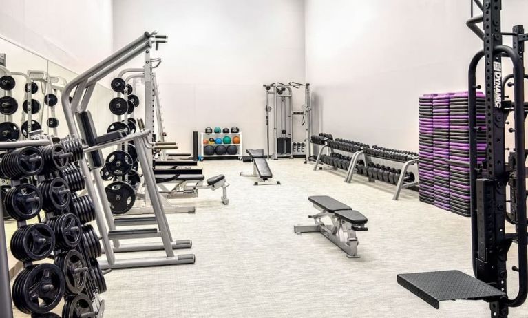 Fitness facility available  at Courtyard Boston Marlborough.