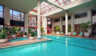 Refreshing indoor pool at The Westin SFO Airport.