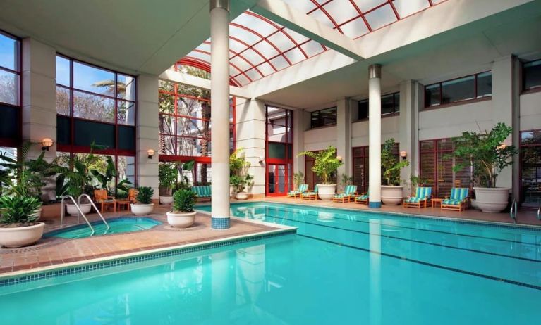 Refreshing indoor pool at The Westin SFO Airport.