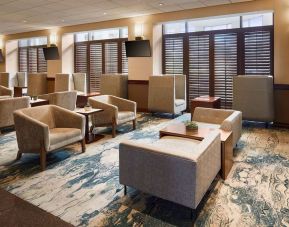 Lobby and coworking lounge at The Westin SFO Airport.