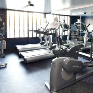 Fitness facility at Wyndham Garden Pittsburgh Airport.