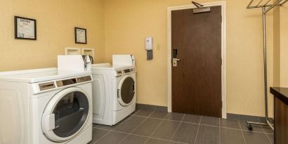 Laundry room at Comfort Inn Ottawa West.