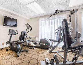 Well equipped fitness center at Comfort Inn Edmundston.