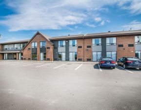 Parking area at Comfort Inn Edmundston.