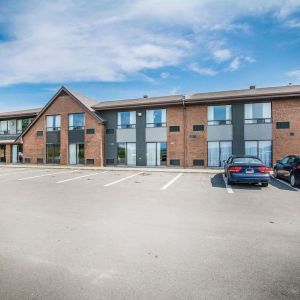 Parking area at Comfort Inn Edmundston.