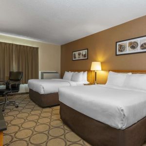 Day use twin room at Comfort Inn Baie Comeau.