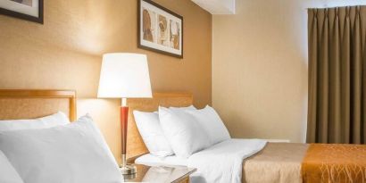 Day use twin room at Comfort Inn Brantford.