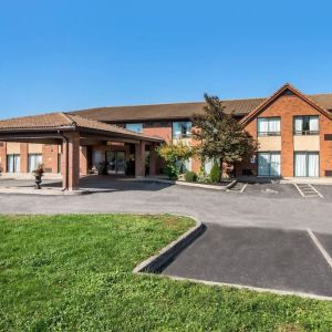 Parking area at Comfort Inn Brantford.